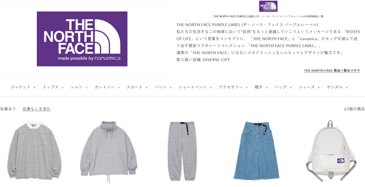 THE NORTH FACE PURPLE LABEL 新入荷