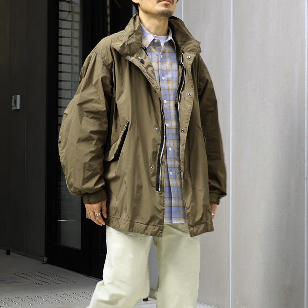 ジャケット・アウター ATON MODS COAT COMOLI auralee YOKE stein Namu Shop - Aton Air Weather Short Mods Coat - Charcoal Gray