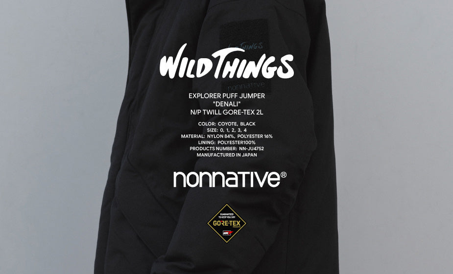 nonnative × WILD THINGS 18aw black nonnative Continues to Re-Work Signature WILD THINGS Outerwear