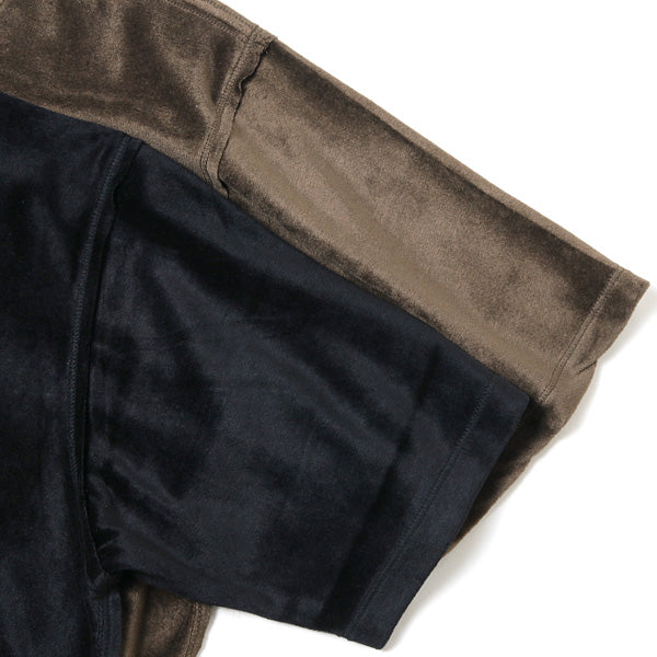 S/S Papillion Emb. Pocket Tee - R/Pe/C/S Velour