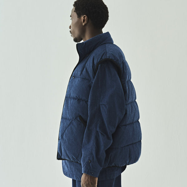 TECH YOSEMITE DOWN VEST DENIM