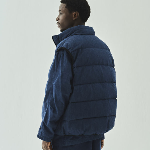 TECH YOSEMITE DOWN VEST DENIM