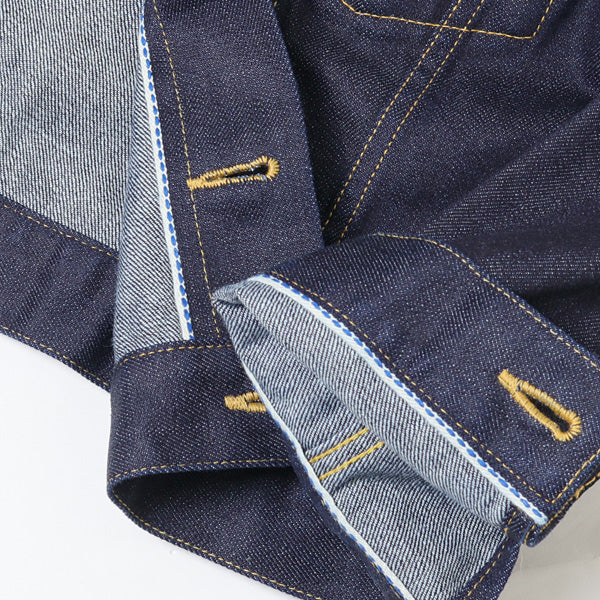 selvage denim kids bluson