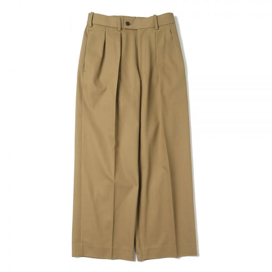 DOUBLE PLEATED TROUSER ORGANICCOTTON SURVIVALCLOTH