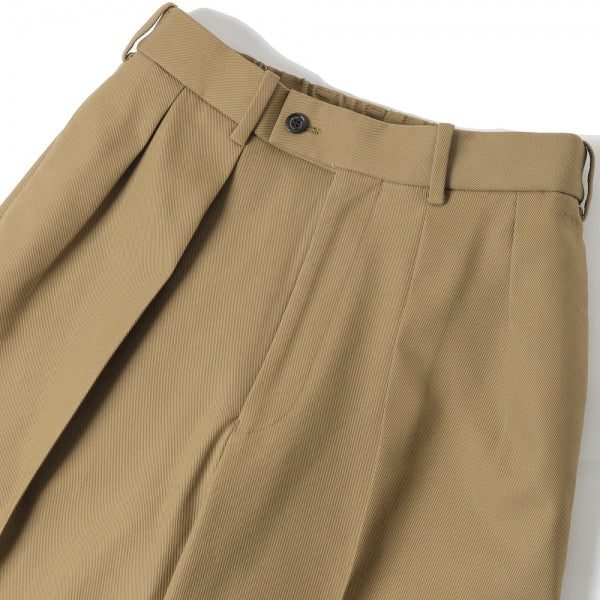 DOUBLE PLEATED TROUSER ORGANICCOTTON SURVIVALCLOTH