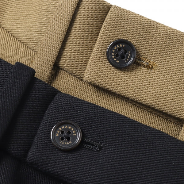 DOUBLE PLEATED TROUSER ORGANICCOTTON SURVIVALCLOTH