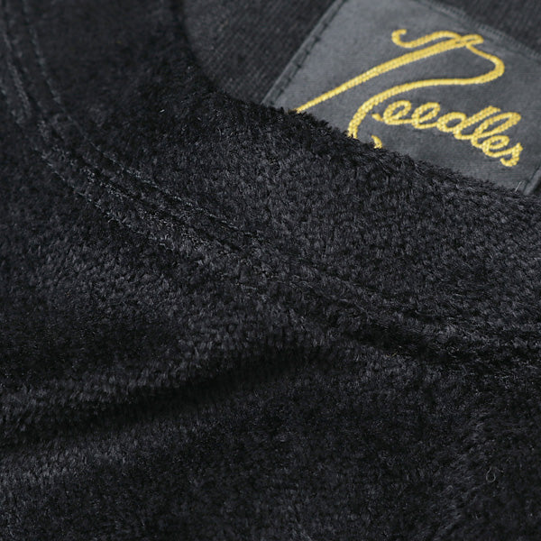 S/S Papillion Emb. Pocket Tee - R/Pe Velour