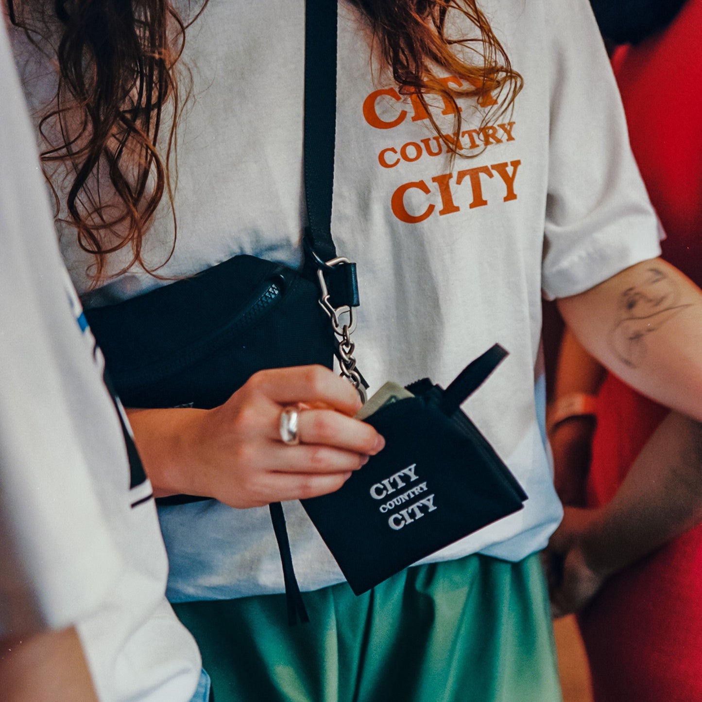 EVERYDAY CARABINER CHAIN KEY RING BRASS for CITY COUNTRY CITY