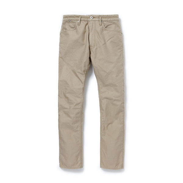 DWELLER 5P JEANS USUAL FIT COTTON BACK SATIN