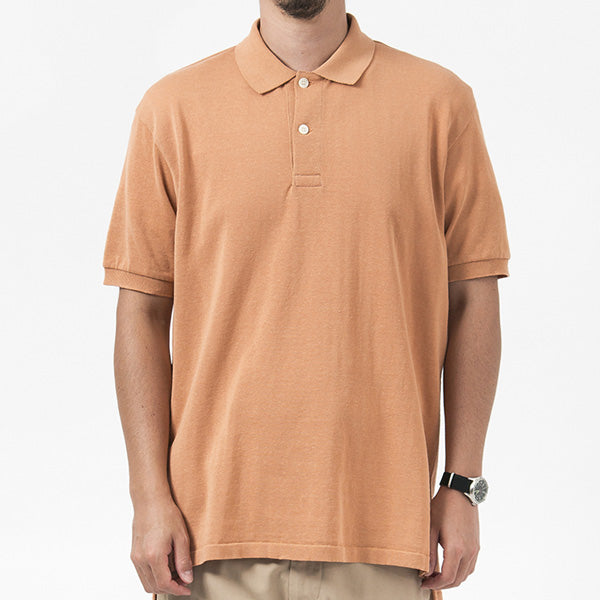 Cotton Linen H/S Polo Sweater