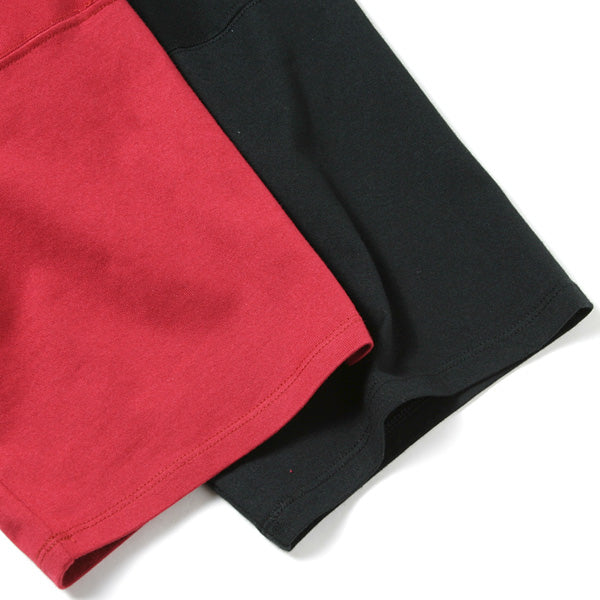 HAND-PRINT T-SHIRT WITH DEADSTOCK PATCHES