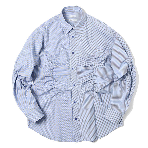 Gather Stripe Shirt