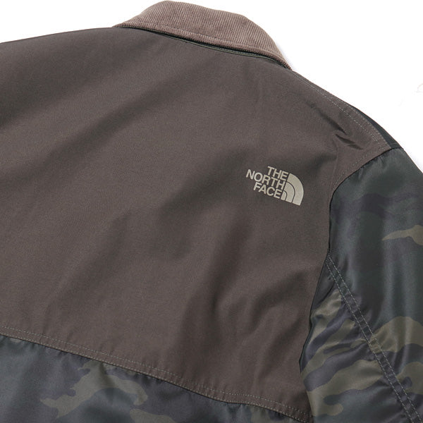ナイロンツイルプリント×エステル綿グログラン TNF Wネーム J913