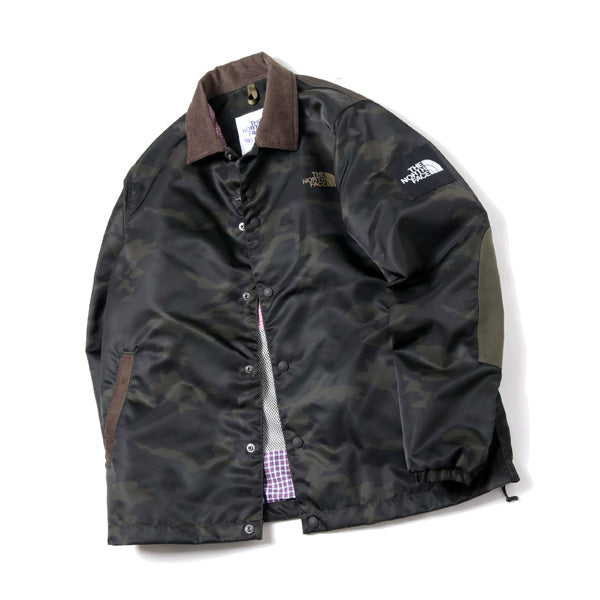 ナイロンツイルプリント×エステル綿グログラン TNF Wネーム J913