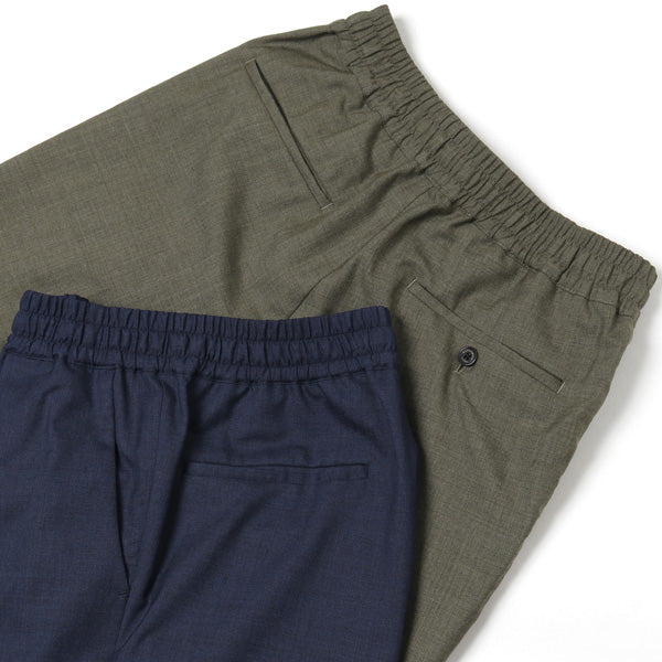 PEGTOP EASY TROUSERS SUPER120s WOOL TROPICAL