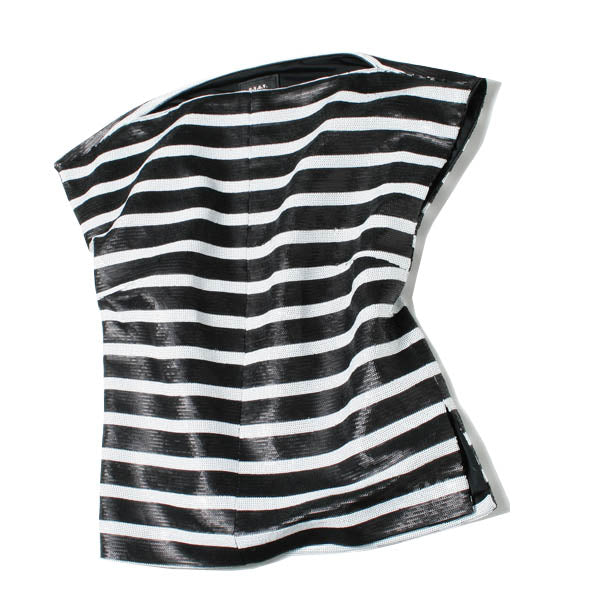 SEQUIN BORT NECK TOP (TYPE-B)