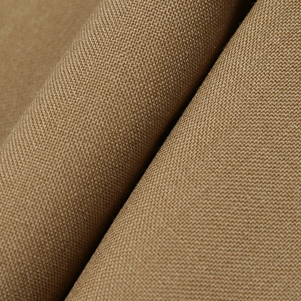 FRONT PLEATS PEGTOP ORGANIC WOOL TROPICAL (COYOTE)