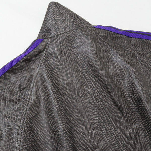Track Jacket - Synthetic Leather / Python