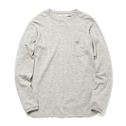 DWELLER L/S TEE WOOL JERSEY