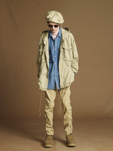 HUNTER HOODED COAT C/L TWILL