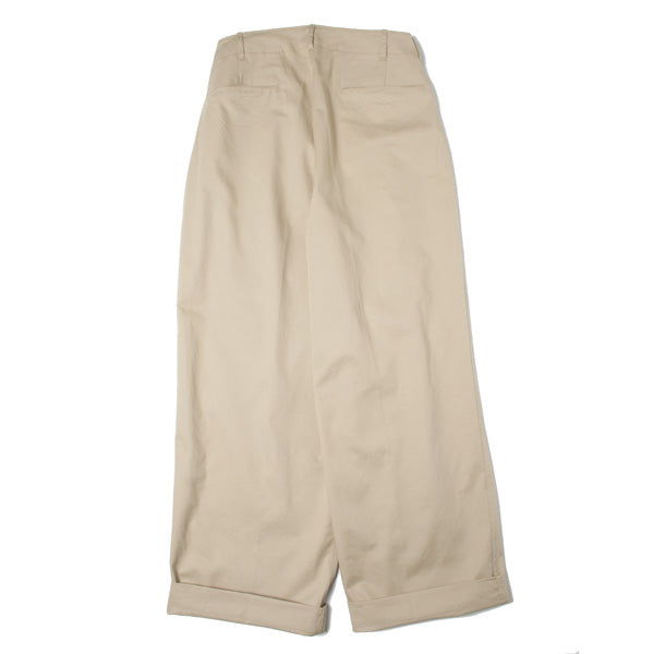 41KHAKI WIDE ORGANIC COTTON CHINO CLOTH