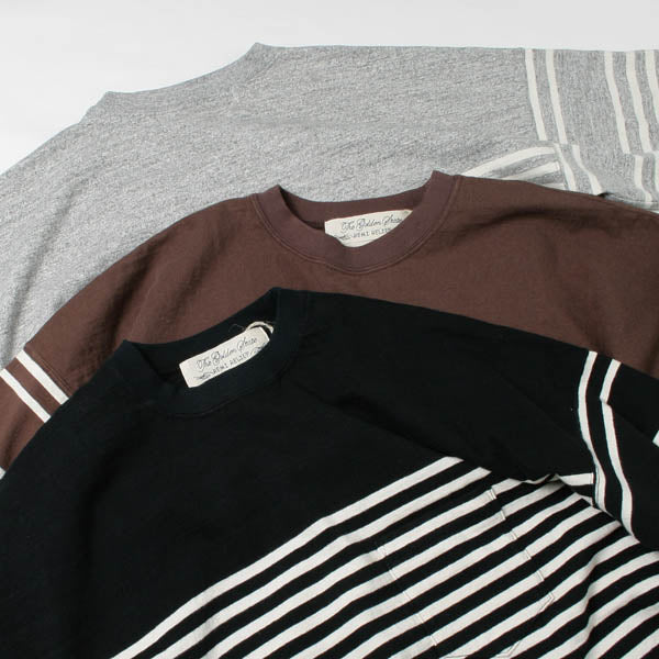 ラガー切替ボーダークルー半袖