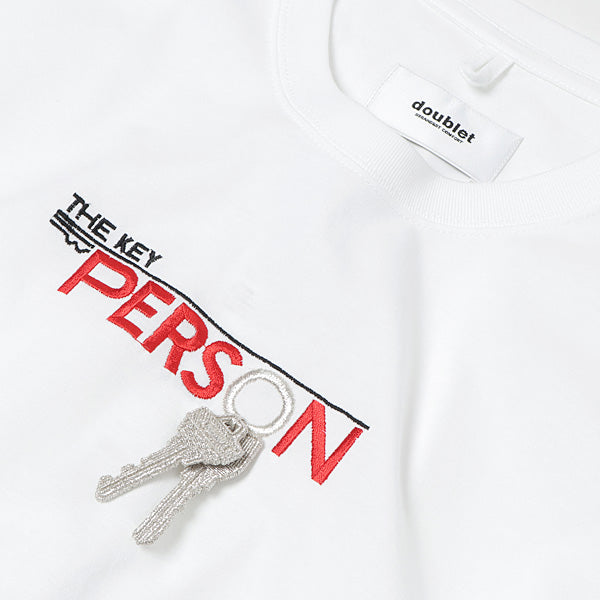KEY PERSON EMBROIDERY T-SHIRT