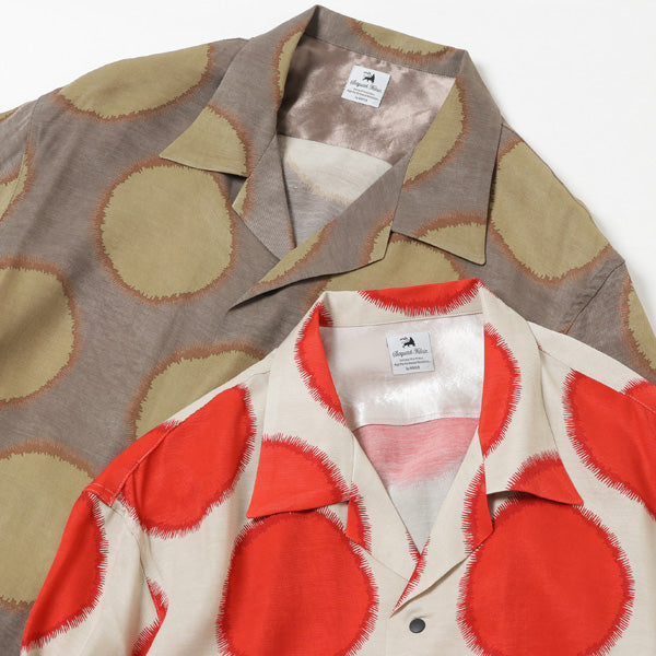 SUN DOTS OPEN COLLAR L/S SHIRT