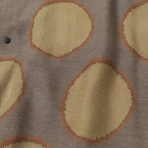 SUN DOTS OPEN COLLAR L/S SHIRT
