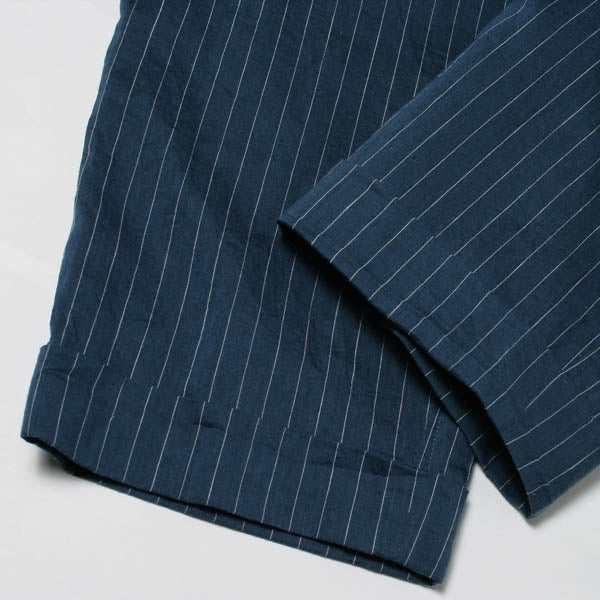 organdy stripe paper bag waist pants