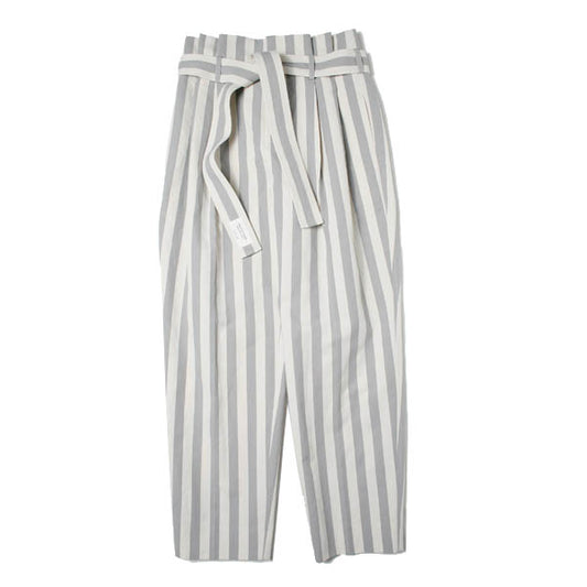 cotton linen paper bag waist pants
