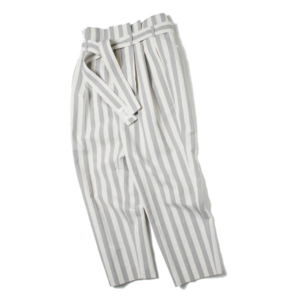 cotton linen paper bag waist pants