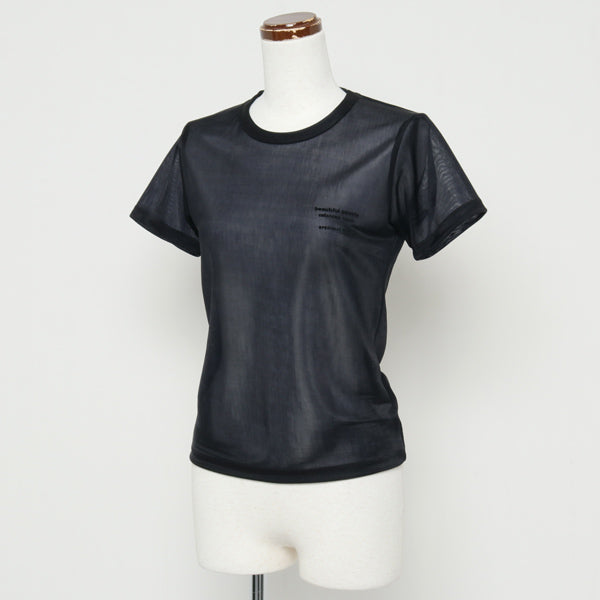 sheer nylon jersey kids T-shirt