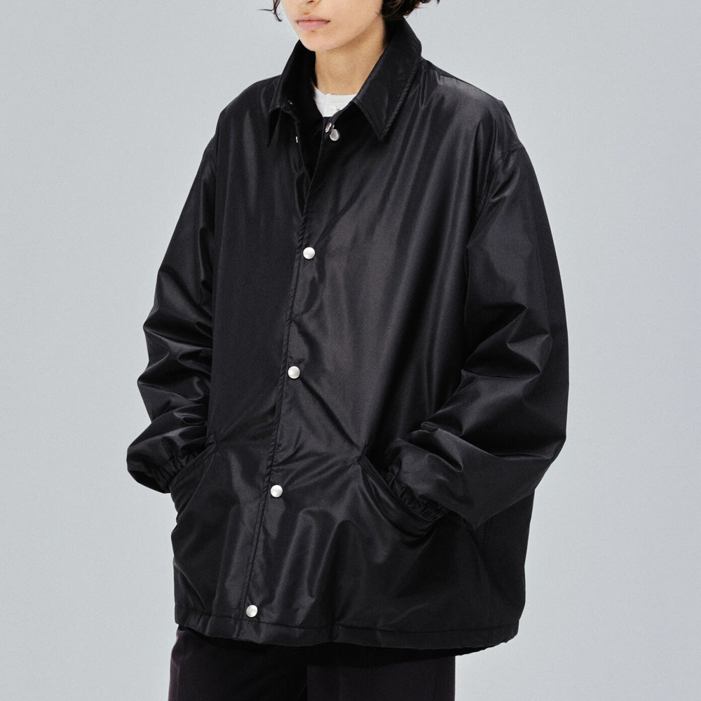 Silk Poly Coach Jacket