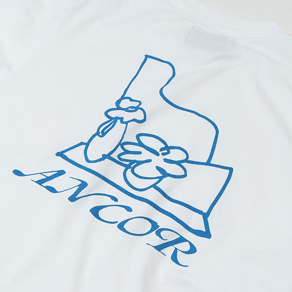 T-shirt Vases Bleus、Blancs