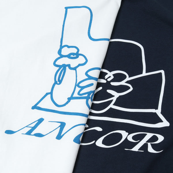 T-shirt Vases Bleus、Blancs