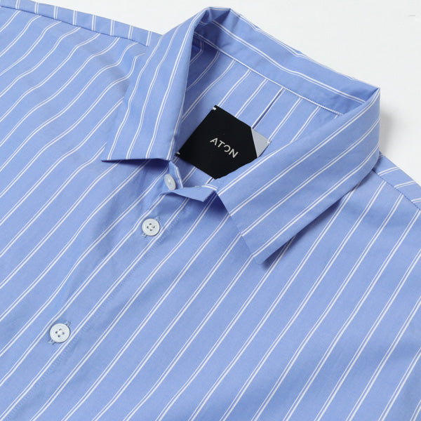 COTTON TWILL / オーバーサイズショートスリーブシャツ(UNISEX)