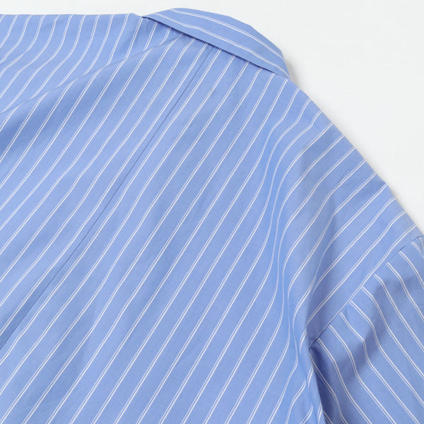 COTTON TWILL / オーバーサイズショートスリーブシャツ(UNISEX)