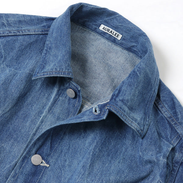 SELVEDGE FADED LIGHT DENIM BLOUSON