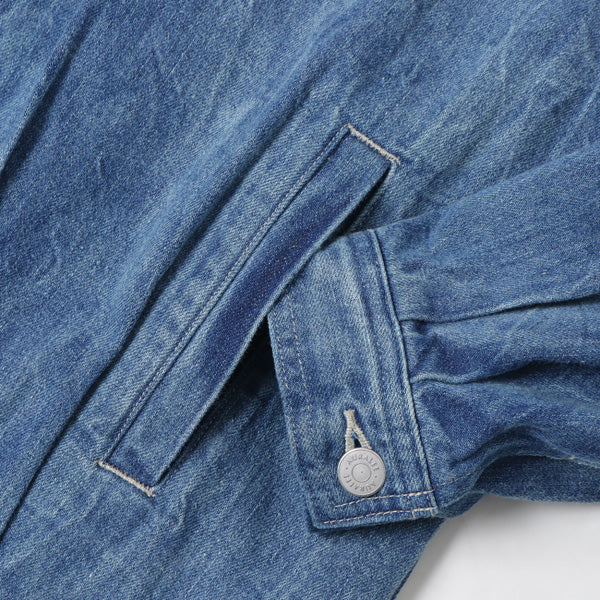 SELVEDGE FADED LIGHT DENIM BLOUSON