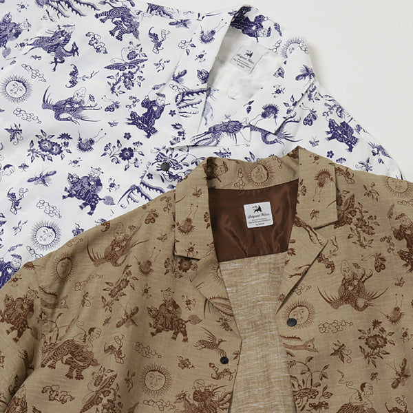 OLD NANPOU NOTCHED COLLAR H/S SHIRT