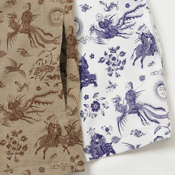 OLD NANPOU NOTCHED COLLAR H/S SHIRT