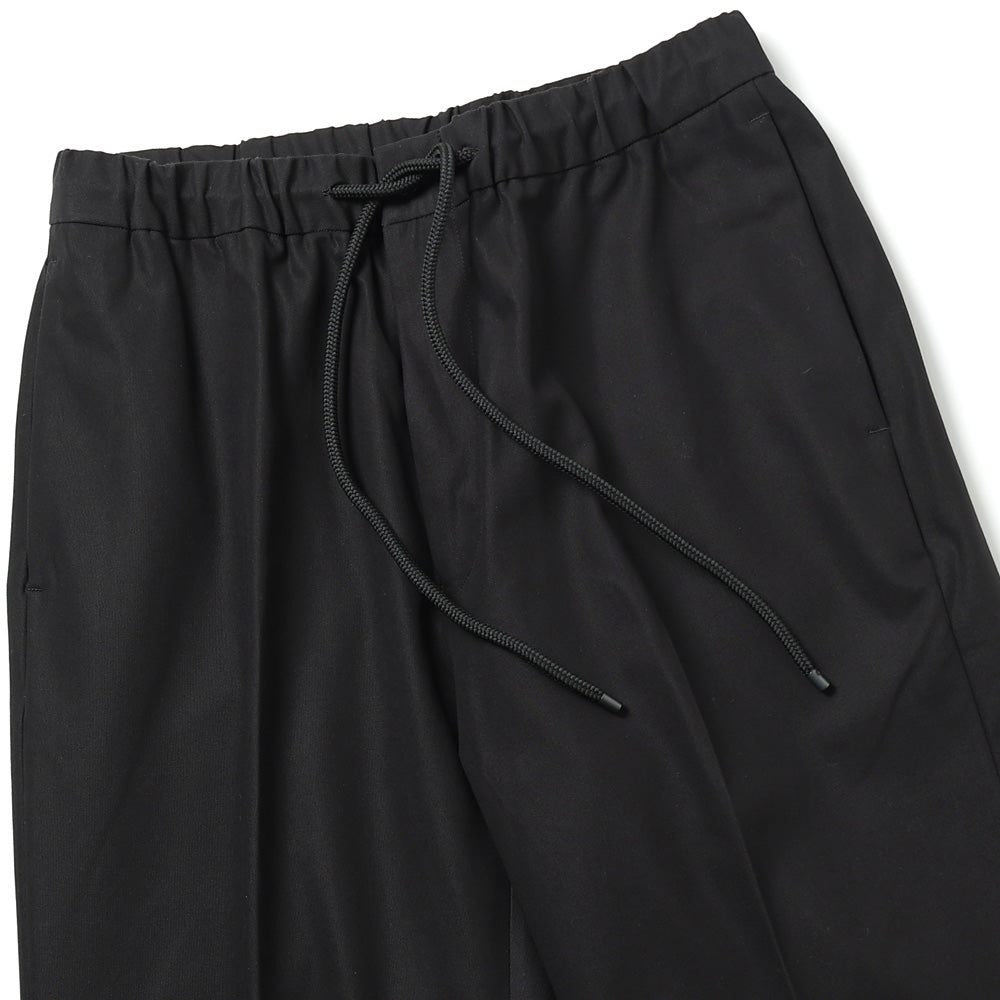 FLAT TAPERED EASY TROUSERS ORGANIC COTTON GABARDINE