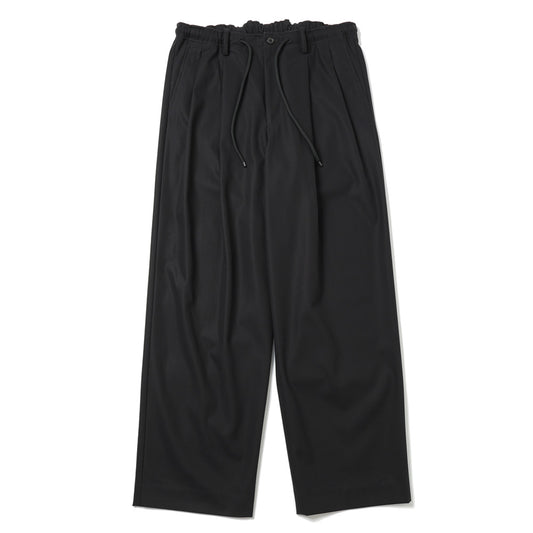 DOUBLE PLEATED EASY TROUSERS ORGANIC COTTON GABARDINE
