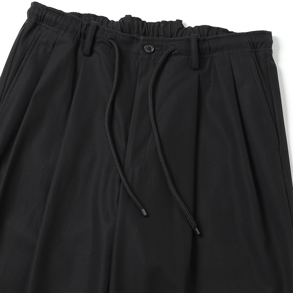 DOUBLE PLEATED EASY TROUSERS ORGANIC COTTON GABARDINE