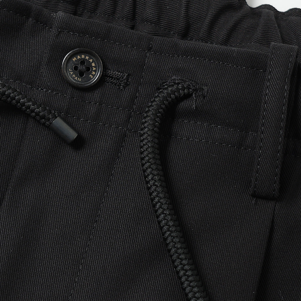 DOUBLE PLEATED EASY TROUSERS ORGANIC COTTON GABARDINE