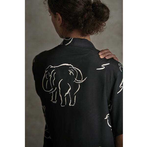 ORIGINAL PRINTED O/C SHI. (-DRAWING-short sleeve)