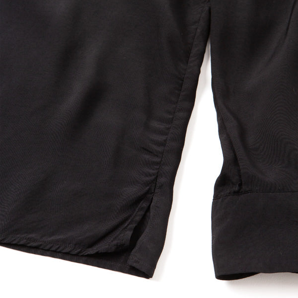Rayon Open Collar L/S Shirt
