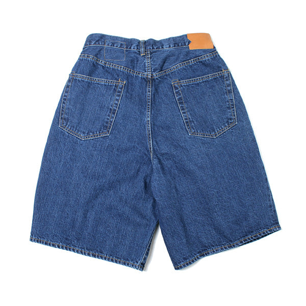 1TUCK WIDE SHORTS 12oz ORGANIC SELVEDGE DENIM