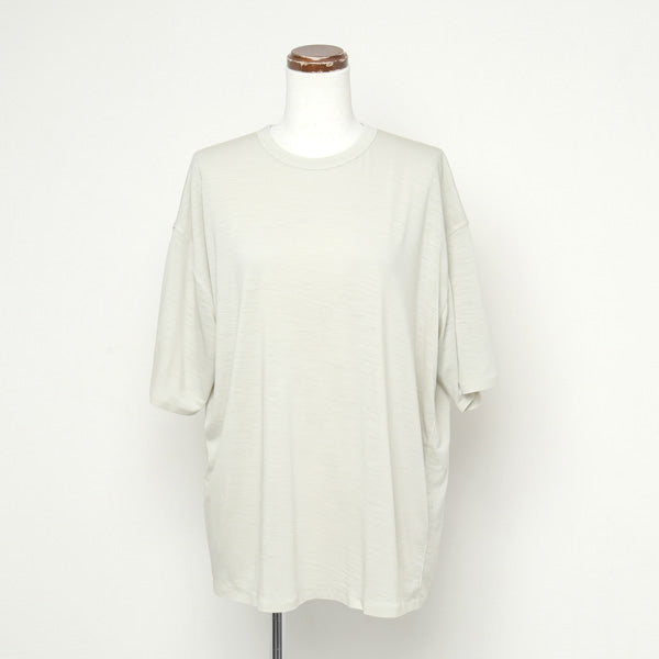 wool jersey W faced T-shirt